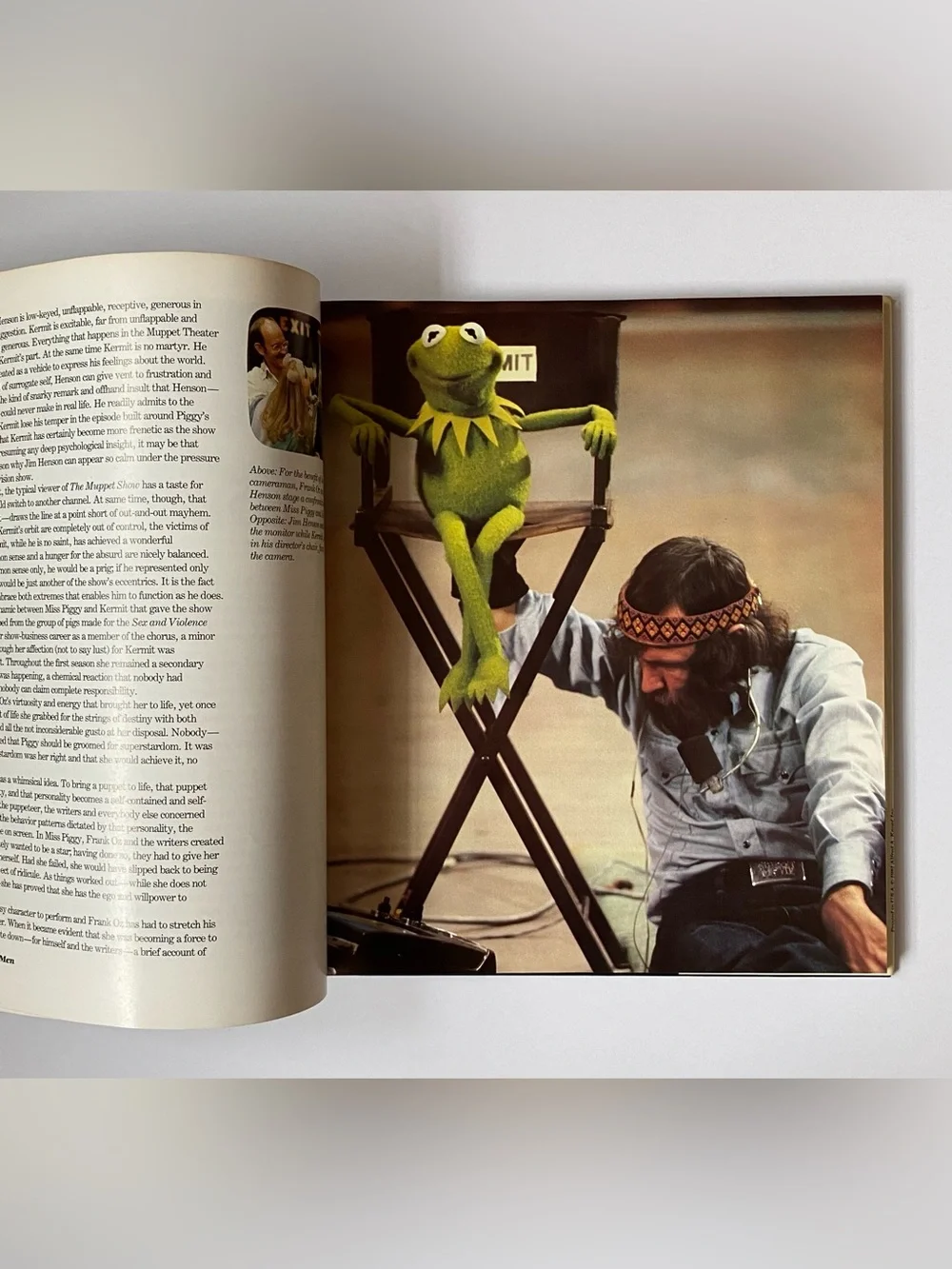 OF MUPPETS & MEN The Making of the Muppet Show By Christopher Finch ~1st Ed 1981